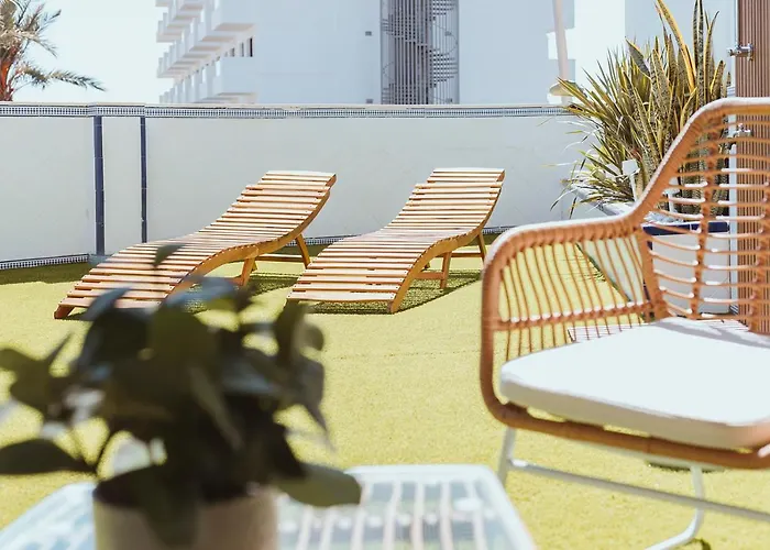 Con Gran Terraza Junto A La Playa Lägenhet *